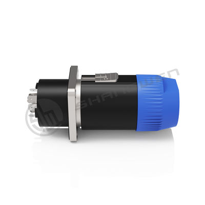 Custom Screw-type Terminals Latch Lock Cable Round Female Plug 30A 8 Pin Speaker Connector