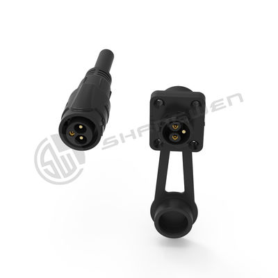 M19 Series Push-pull Self-locking Black Connection Industrial 3 Pin Female Male Plug Power  Connector
