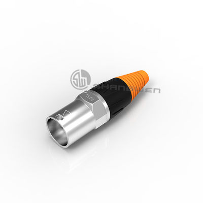 Konektor Chassis Ethernet yang kokoh Konektor IP65 RJ45 yang dapat dikunci