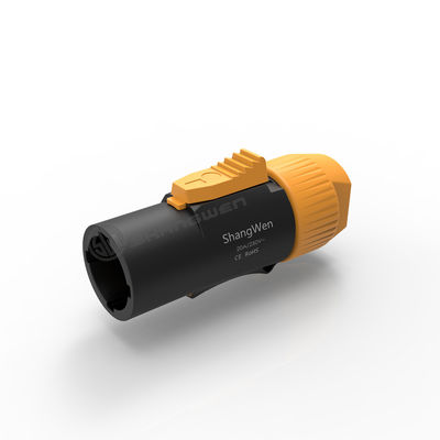 Disegel IP65 Waterproof Power Connector 3 Konduktor Pria Plug Powercon