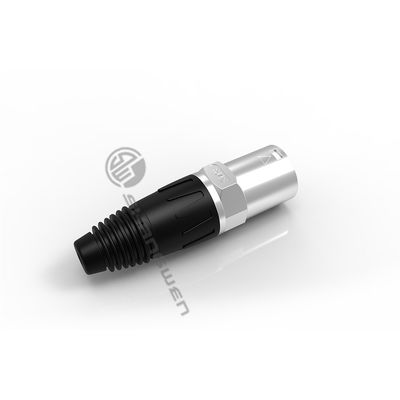 IP44 Ethernet Chassis Connector 8 Pin Male Rj45 Konektor Sinyal