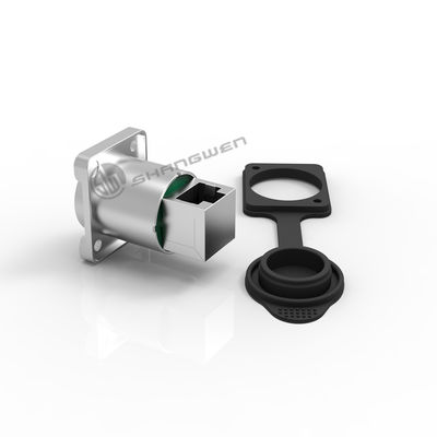 Electrical Waterproof Rj45 Female Connector Outdoor Industrial Chassis Connector Penghubung