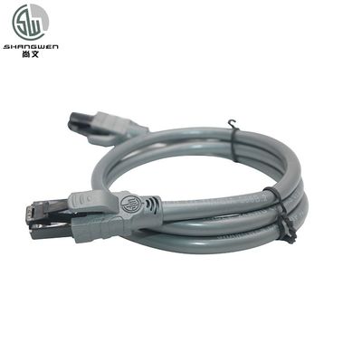 ODM Kabel Tembaga Multi Core Network Data Ethernet Lan Cat6A UTP 4 Pasangan Kabel 24 Awg
