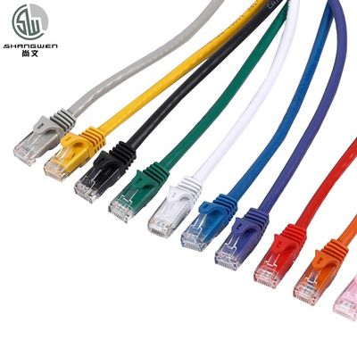Rj45 Cat6 Cat6a Cat5E UTP Patch Cord Kabel 1m 3m 5m Kabel jaringan komputer