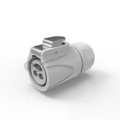 High Power Male Female Connector IP65 IP67 3 inti Waterproof Connector Luar ruangan