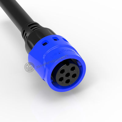 M19 Female Electrical Plug Connector IP67 6 Pin Waterproof Connector Industri