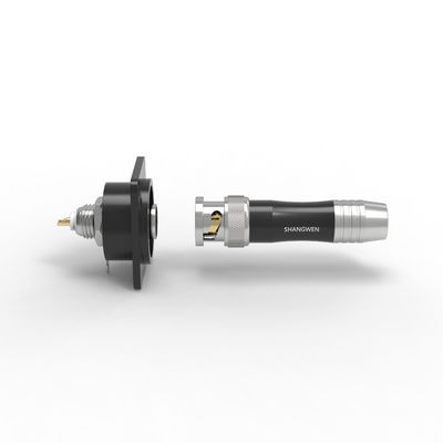 Video Metal Plug BNC Male Connector Untuk Aplikasi Industri