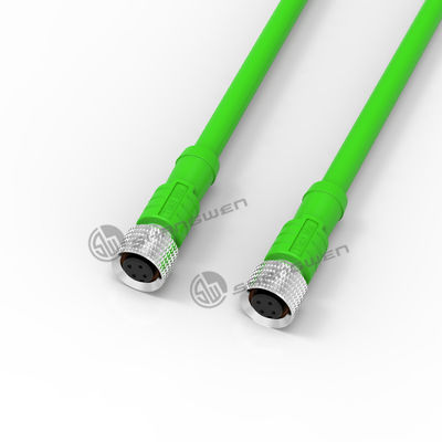 IP67 Power Connector Up To 20A Crimp 18-14 AWG Rating Voltage 600V Untuk Aplikasi Daya