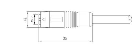 Industrial Grade M8 Straight Female Overmolded Plug Push-Pull 3/4/6/8A 5B 4D IP67 Designed
