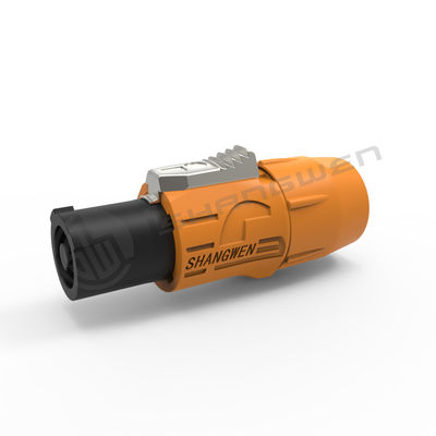 Stabil Plastik Waterproof Power Connector Industrial Pria Powercon