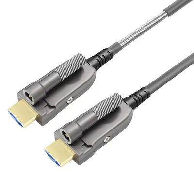Jerman Silicon Line Chip HDMI2.0 HD Kabel 4K 60Hz Lapisan Serat Optik Lapisan 1m/2m/3m/5m
