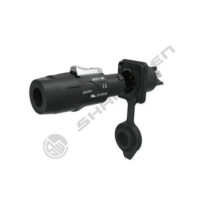 Waterproof Powercon Female Plug Connector IP65 3 Konduktor 20A 250V