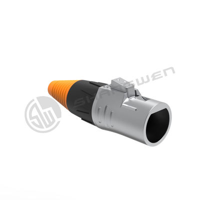 Outdoor Metal IP65 IP67 Waterproof RJ45 Konektor Sinyal Wanita Pria Ethernet Chassis Kabel Serat Optik Konektor Ethernet Plug