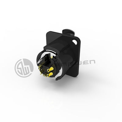Female Mini 5-Pin XLR Audio Connector Indoor IP40 Shell for Microphone Audio Cable