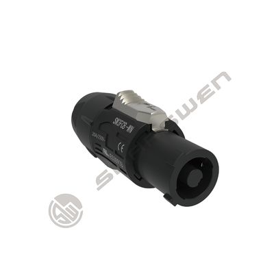 CQC Waterproof Power Connector Hitam Powercon Colokan 250v 20A