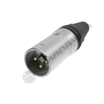 Konektor XLR Kawat 16A 3 Pin Tahan Air Ip65 Female Plug Luar Ruangan KONEKTOR XLR 3-Pin TERATAS Luar Ruangan IP65