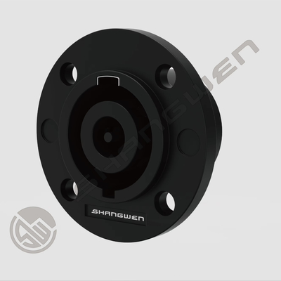 Konektor Loudspeaker Jenis Aksesori Elektronik Industri Sasis Soket Pria 8 Pin 8 Lubang Tahan Lama Kuat Quick Lock