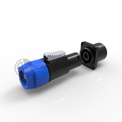 Grosir Casing Logam 4pin Loudspeaker Plug Tahan Air Speakon Konektor Betina Speakon Plug untuk Kabel Speaker 4 Kutub 4-Pin Konektor Betina