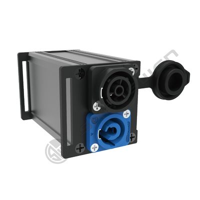 Powercon  Connectors 2 X Power Strip Unit with Power Twist Input/output Power Splitter True 1 Breakout Box