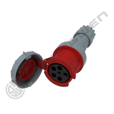 IP67 Industrial Plug Socket Male Female Waterproof Coupler 5 Pin 63 AMP Outdoor CEE IEC Model Three Connector