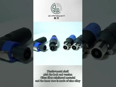 Konektor Loudspeaker 4 Pin Quick Lock Female untuk Aksesori Elektronik Industri