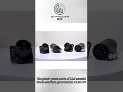 IP67 PBT Bahan 3pin Pria Daya Wanita Konektor tahan air